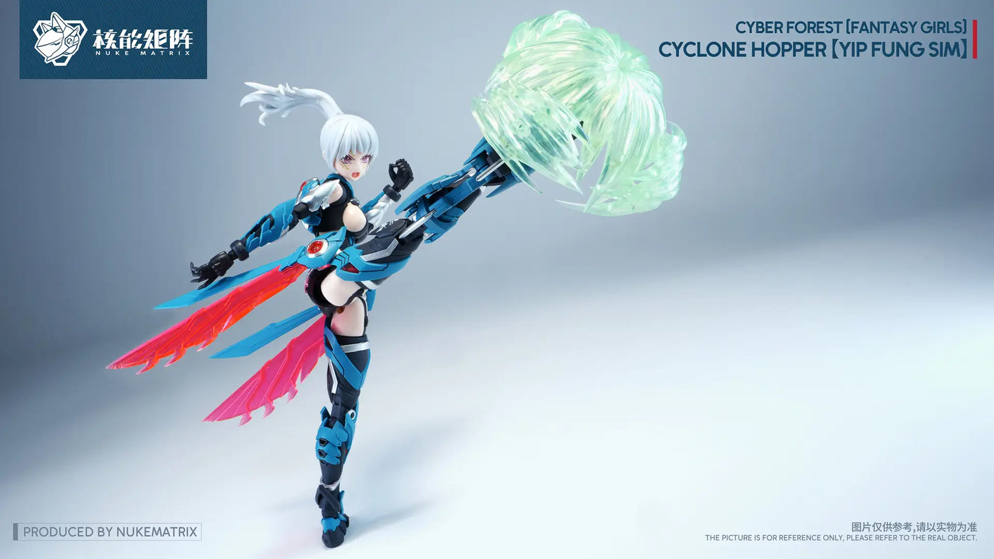 Cyber Forest Fantasy Girls Cyclone Hopper 1/12 YIP FUNG SIM Mecha Girl Nuke Matrix