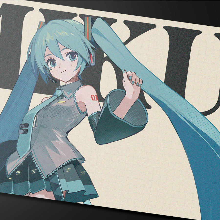 Hatsune Miku Retro Sounscapes Hatsune Miku UP Playmat Ultra Pro
