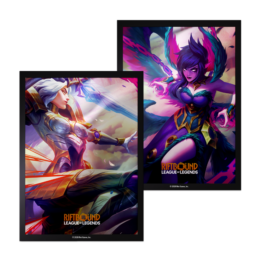 Riftbound League of Legends TCG Vendetta Art Sleeves #4 Kayle & Morgana 100CT