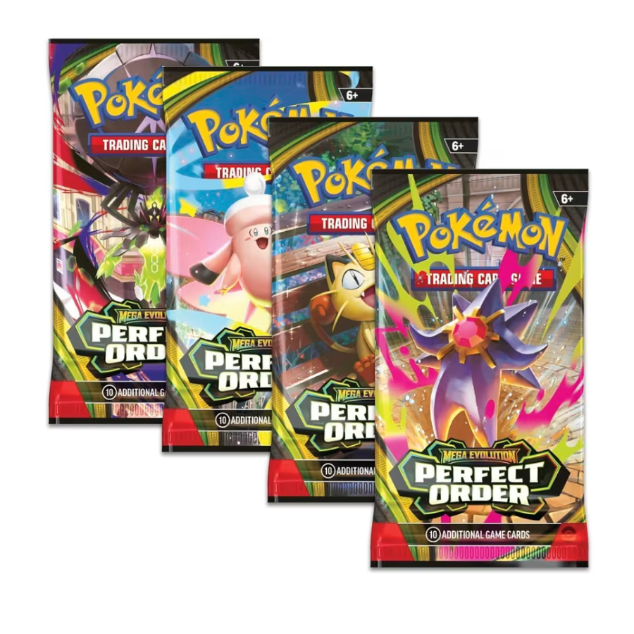 Pokémon TCG: Mega Evolution Perfect Order Sleeved Booster Pack (10 Cards)
