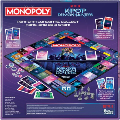 MONOPOLY KPop Demon Hunters Hasbro