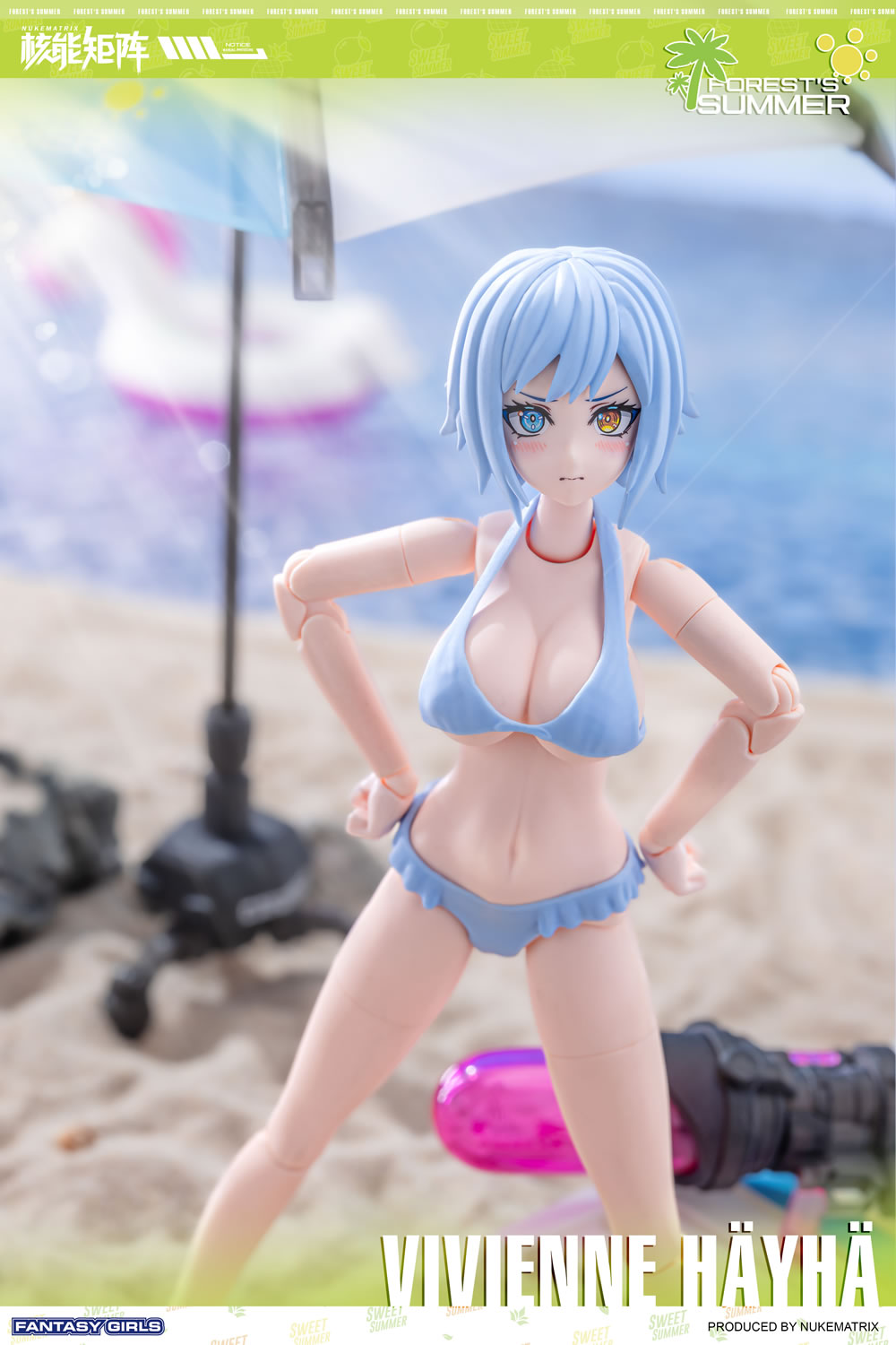 Fantasy Girls Forest's Summer 1/12 Vivenne Hayha (Summer Shine Ver.) Model Nuke Matrix