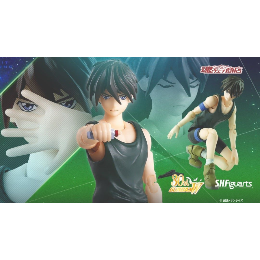 Gundam Wing Mobile Suit HEERO YUY S.H.Figuarts TAMASHII NATIONS Bandai