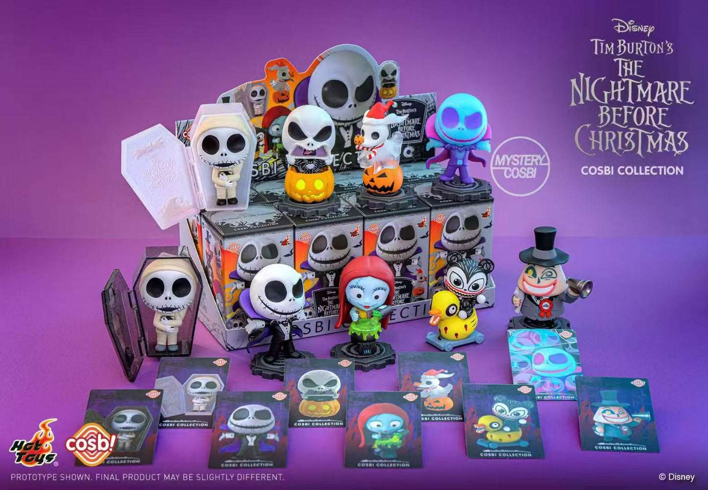 THE NIGHTMARE BEFORE CHRISTMAS - SERIES 2 COSBI COLLECTION Blind Box TOP TOY HOT TOYS