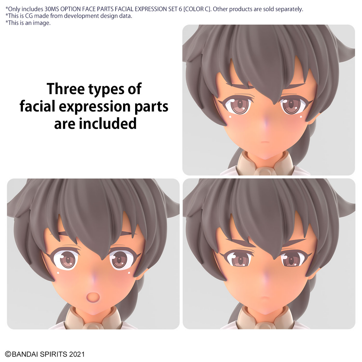 30MS Option Face Parts Facial Expression Set 6 (Color C)
