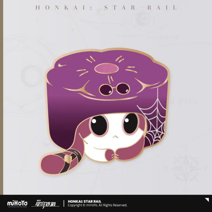 Honkai: Star Rail Ruan Mei’s Creation Unusual Pets Collection Critter Pick Pin Metal Metallic Badge miHoYo