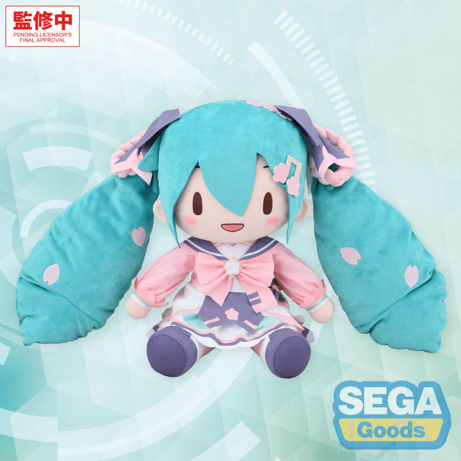 Hatsune Miku fuwa petit Hatsune Miku New Semester Plush (LL)SEGA