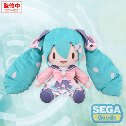 Hatsune Miku fuwa petit Hatsune Miku New Semester Plush (LL)SEGA