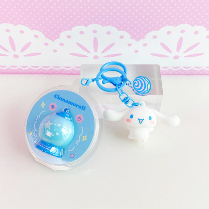 Sanrio Cute Cartoon Keychain Couple Glowing Shiny Planet Pendant Accessory Keychain WonderToyz