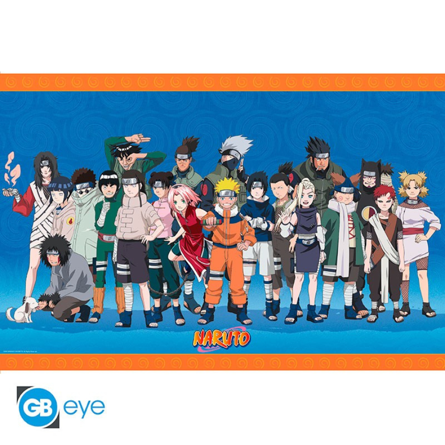 NARUTO Poster Maxi Konoha ninjas 91.5x61 ABYSSE 36 x 24 inch