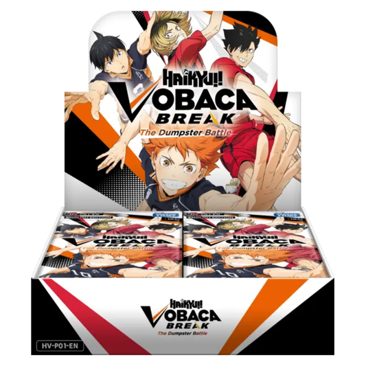 Haikyu!! Vobaca!! Break TCG Volume 1 Booster Display BOX TAKARA TOMY (18 Packs)