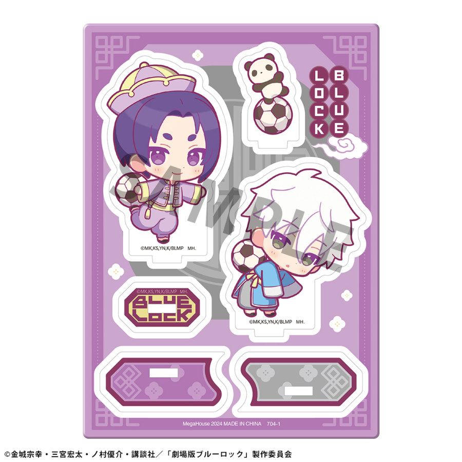 BLUE LOCK Acrylic Stands Buddycolle The Movie Episode Nagi A：Seishiro Nagi＆Reo Mikage Panda MEGAHOUSE