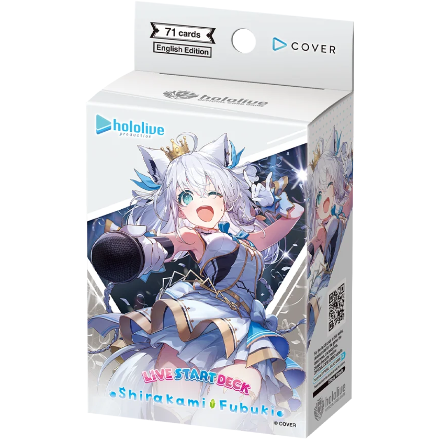 Hololive CG Card Game Shirakami Fubuki Live Start Deck 14
