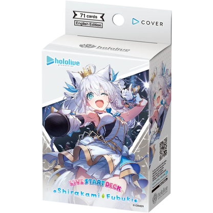 Hololive CG Card Game Shirakami Fubuki Live Start Deck 14