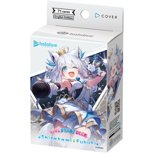 Hololive CG Card Game Shirakami Fubuki Live Start Deck 14