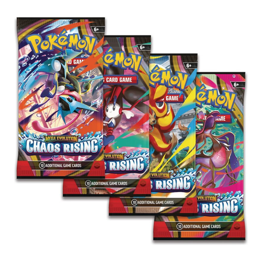 Pokémon TCG: Mega Evolution Chaos Rising Booster Pack (10 Cards)