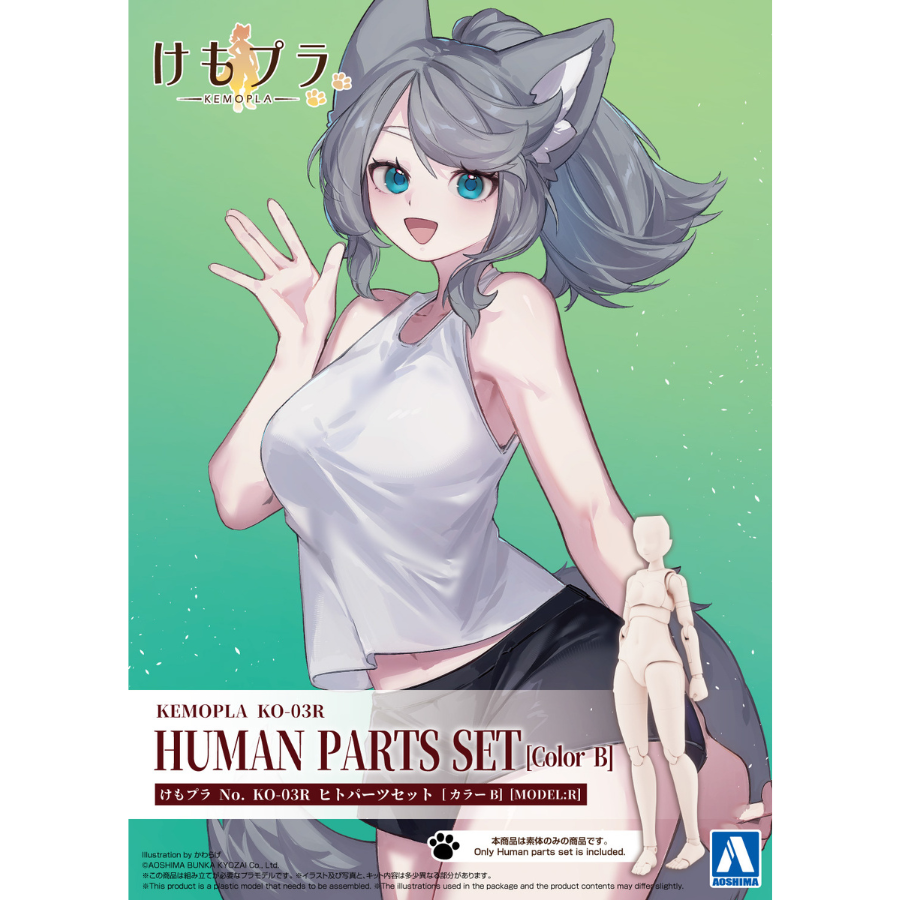 KEMOPLA KO-03R Human Parts Set [Color B]Aoshima