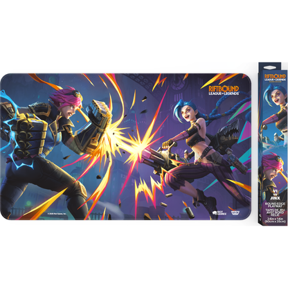 Riftbound League of Legends TCG Vendetta PLaymat #1 Vi & Jinx