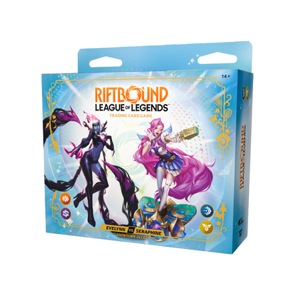 Riftbound League of Legends TCG Radiance Showdown Deck Evelynn vs Seraphine