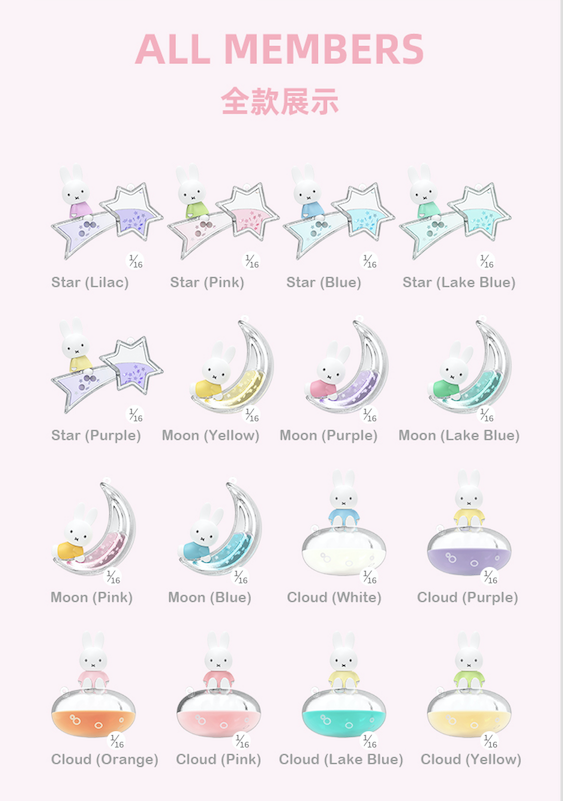 Miffy Dream Keychain Blind Box LuminaToyz