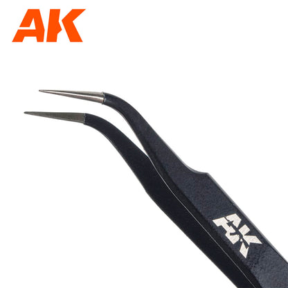 AK9007 AK Interactive Precise Curved Tweezers