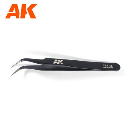AK9007 AK Interactive Precise Curved Tweezers