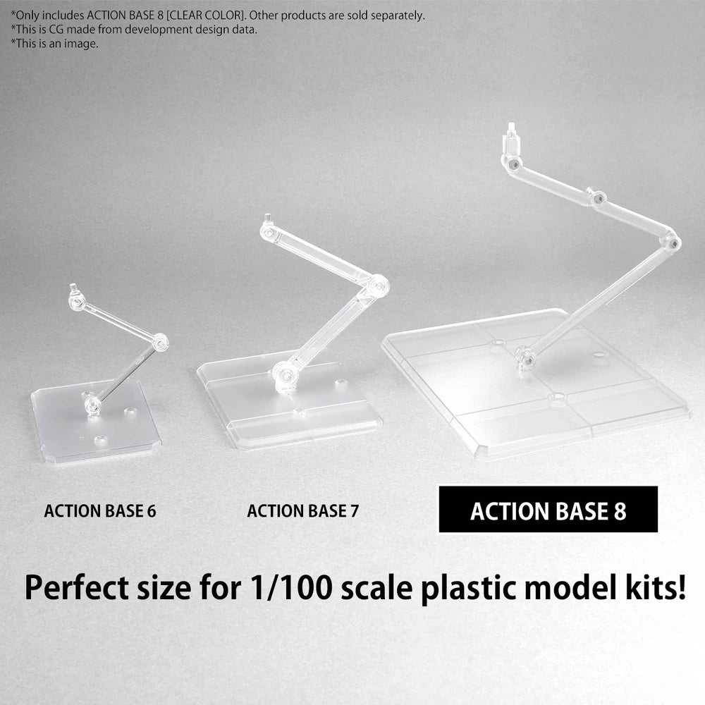 AB8 01 Action Base 8 [Clear Color] MG FULL MECHANICS 30MM