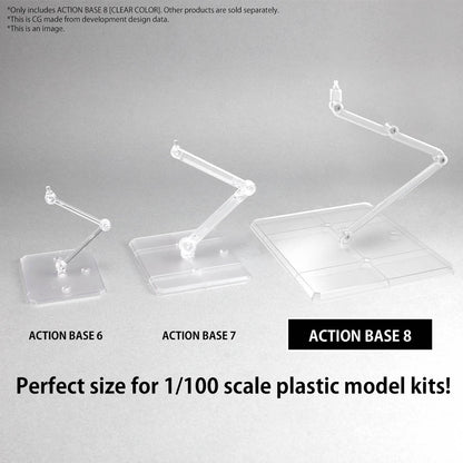 AB8 01 Action Base 8 [Clear Color] MG FULL MECHANICS 30MM