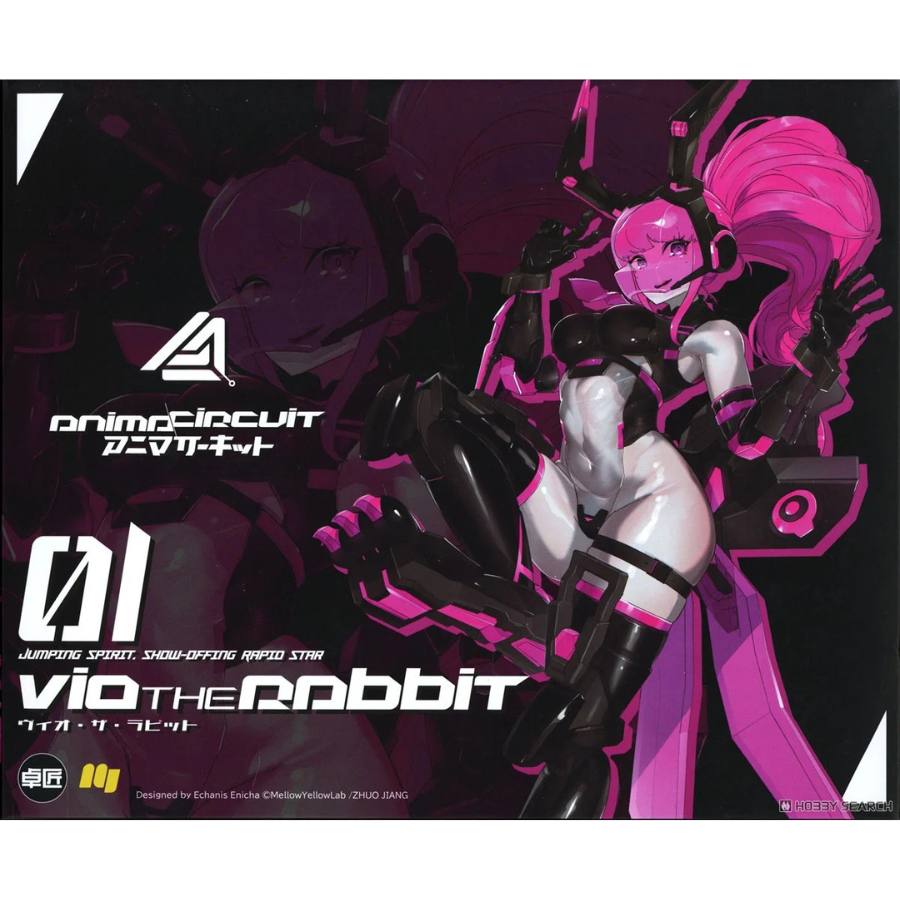 Animacircuit 1/12 scale assembly plastic model Animacircuit Vio the Rabbit ROCA