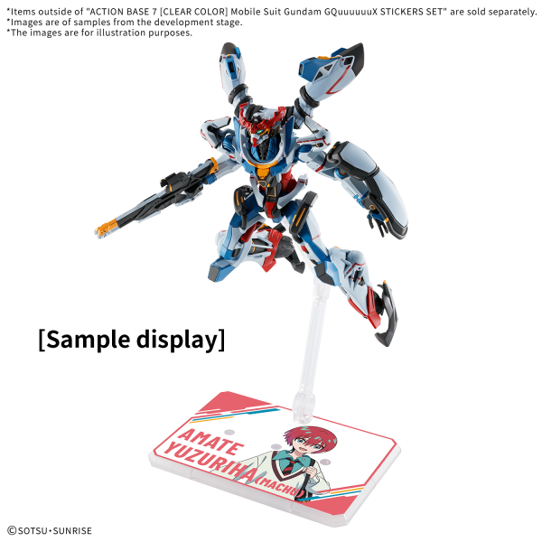 AB7 Action Base 7 [Clear Color] Mobile Suit Gundam GQuuuuuuX STICKERS SET