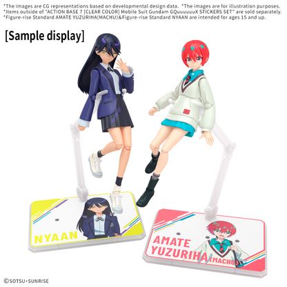 AB7 Action Base 7 [Clear Color] Mobile Suit Gundam GQuuuuuuX STICKERS SET