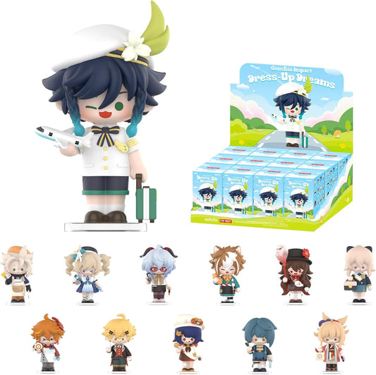 Genshin Impact Dress-Up Dreams Themed Chibi Series Figures Single Box POP MART