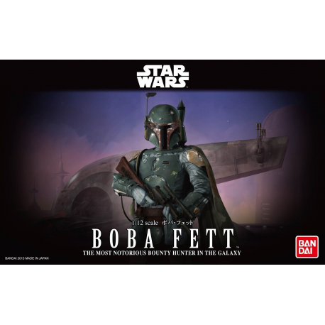 STAR WARS 1/12 Boba Fett Bandai Model Kit