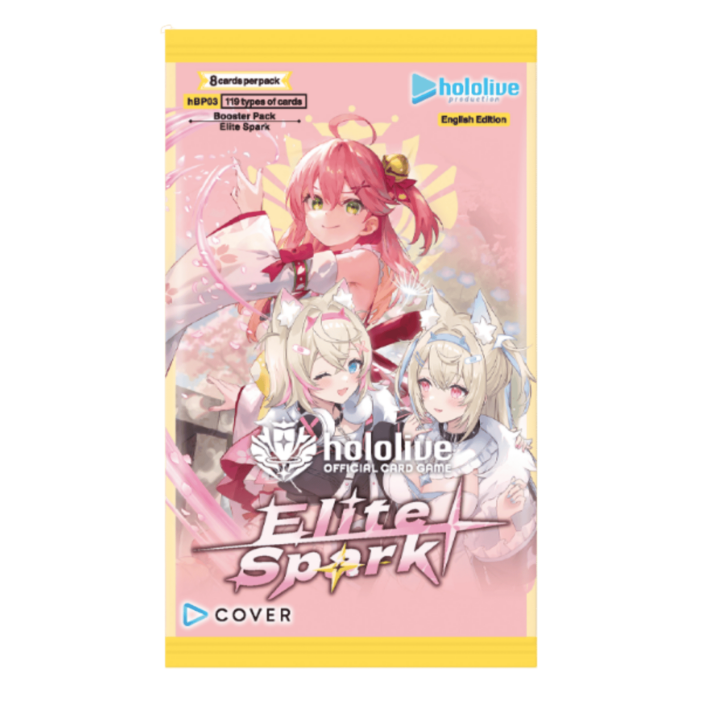 Hololive CG Card Game Elite Spark Booster Pack COVER