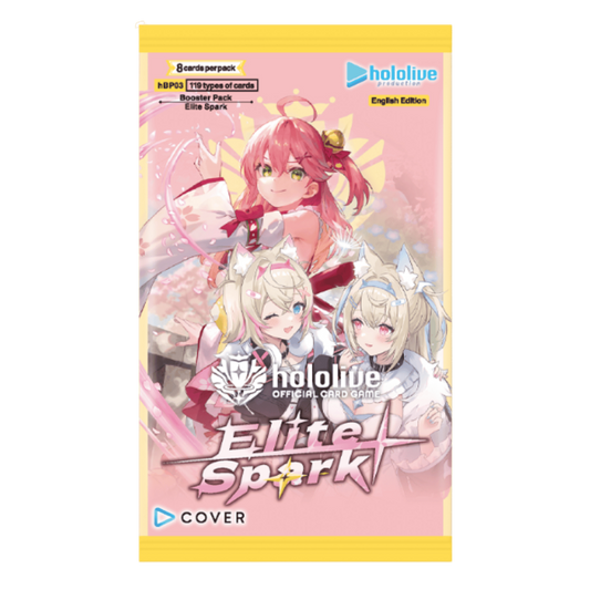 Hololive CG Card Game Elite Spark Booster Pack COVER