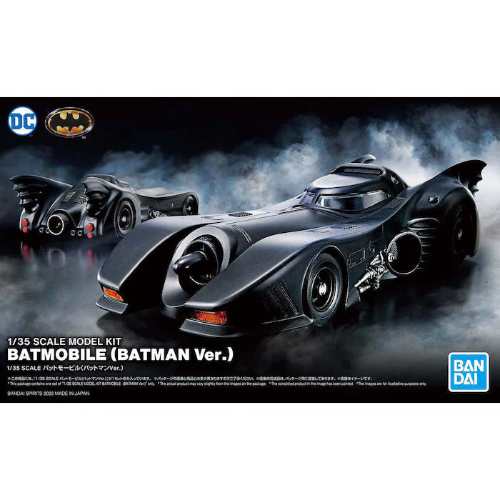 Batman Model Original Batmobile 1989 Batman 1/35 Bandai Model Kit – Anime Otaku Hobby