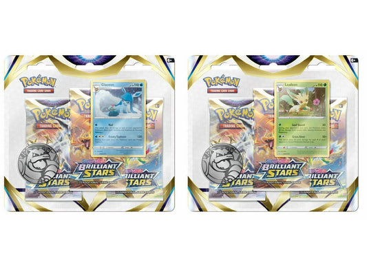 Pokémon TCG: Sword & Shield Brilliant Stars 3 Booster Packs & Promo Card