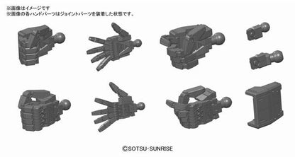 BPHD Builders Parts HD 37 1/144 MS Hand 01 (E.F.S.F) Dark Gray