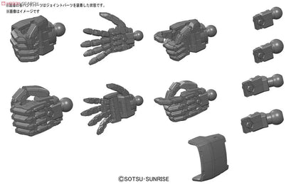 BPHD Builders Parts HD 38 1/144 MS Hand 02 (ZEON) Dark Gray