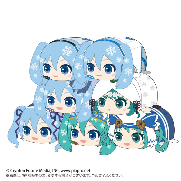 HATSUNE MIKU - MIKU YUKI MIKU POTE KORO MASCOT MAX LIMITED