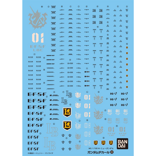 Gundam Decal Bandai GD 037 Gundam Decal Set for MS (Earth Federation Space Force) 2