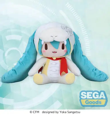 Hatsune Miku fuwa petit Hatsune Miku Snake 2024 Plush (LL)SEGA
