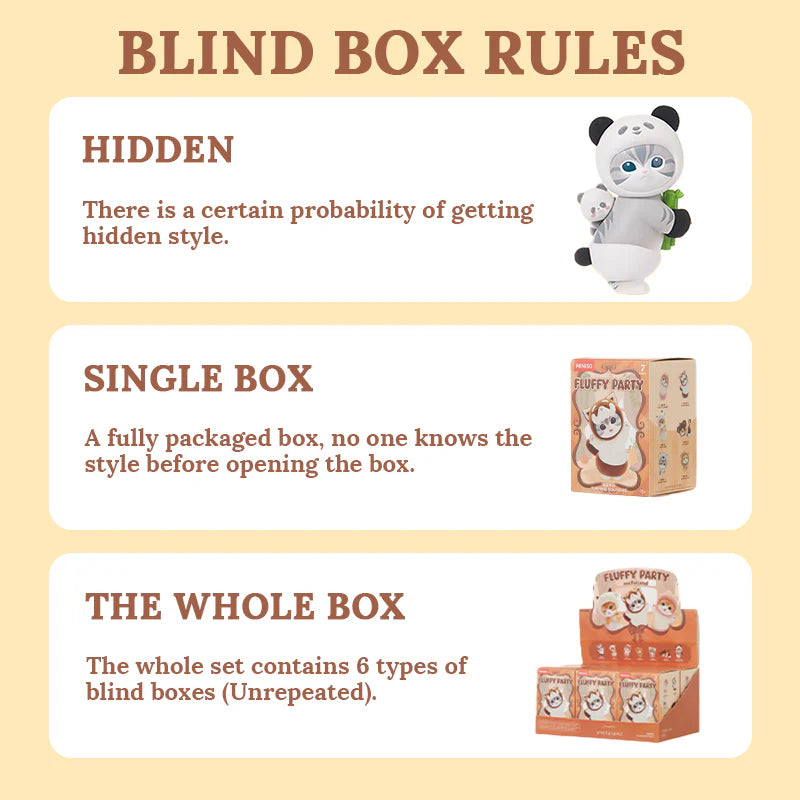Mofusand Fluffy Party Series Blind Box TOP TOY
