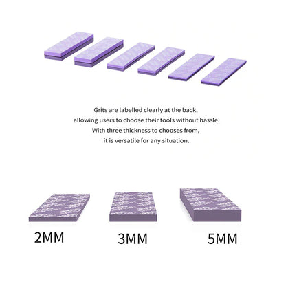 DSPIAE SS Sanding Sponge 5mm 5pc (Grit: #180 #280 #400 #600 #1000 #1200 #1500 #2000)