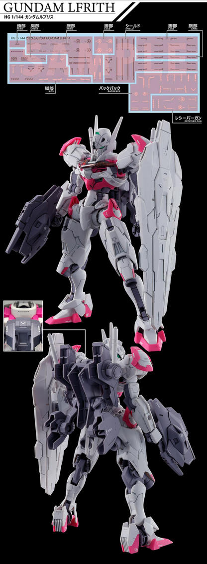 Gundam Decal Bandai GD 133 Mobile Suit Gundam the Witch from Mercury Multiuse 1