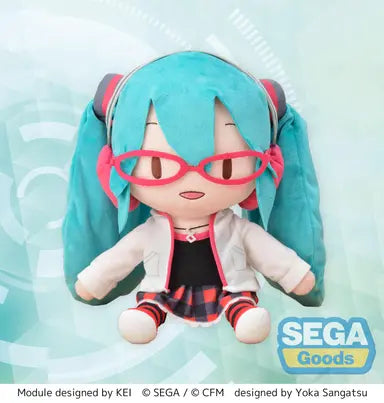 Hatsune Miku fuwa petit Hatsune Miku: Project DIVA Arcade Future Tone LL Plush Hatsune Miku Natural SEGA