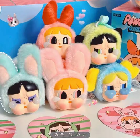CRYBABY × Powerpuff Girls Series-Vinyl Face Plush Blind Box POP MART
