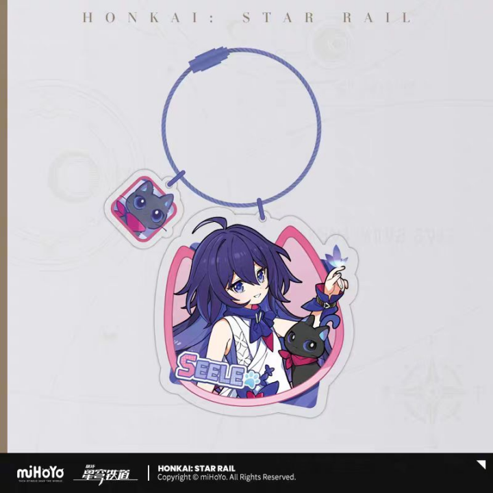 Honkai: Star Rail Little Cat Series Acrylic Keychain - miHoYo