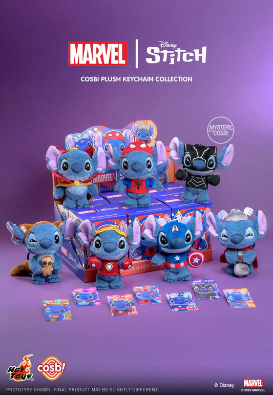 Marvel Stitch Cosbi Plush Keychain Collection Pepper Joy Hot Toys