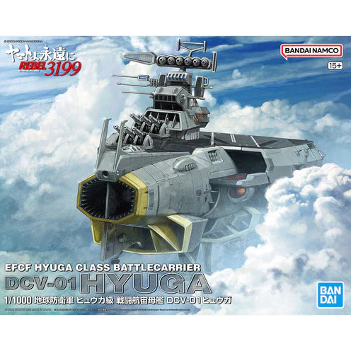 EFCF Earth Defense Hyuga Class Combat Cruiser DCV-01 Hyuga Space Battleship Yamato Model Kit